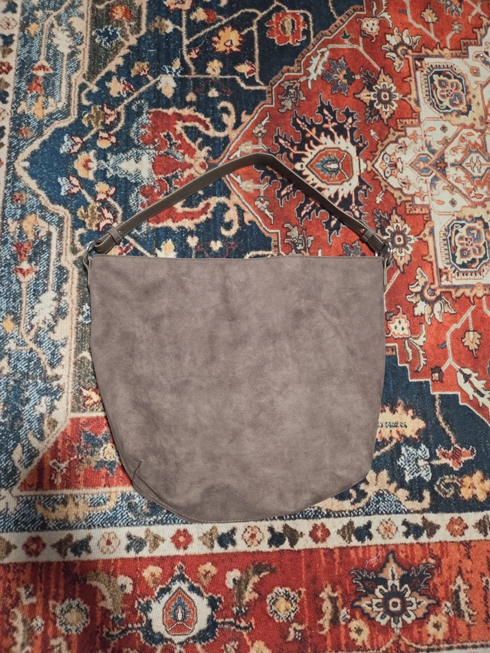Old Navy Brown Suede Hobo Tote Shoulder Bag